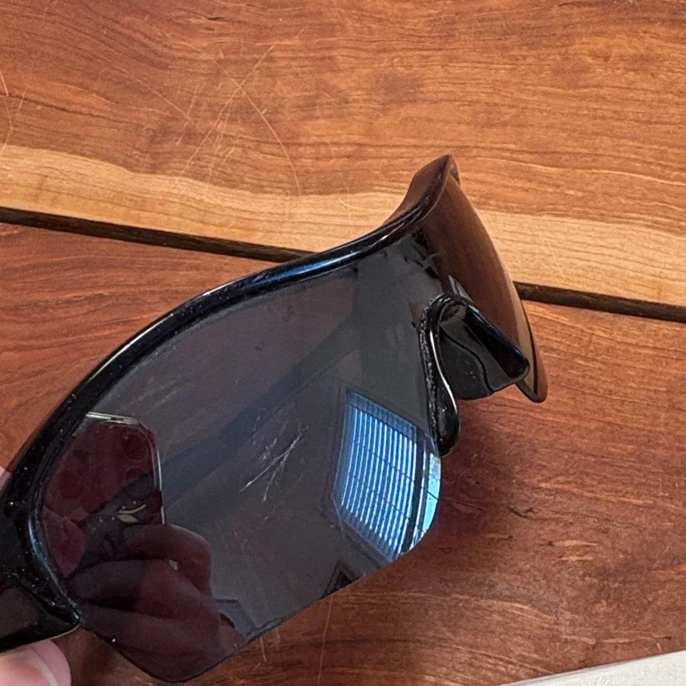 Oakley Enduring Edge Black Sports Sunglasses-FLAWED
